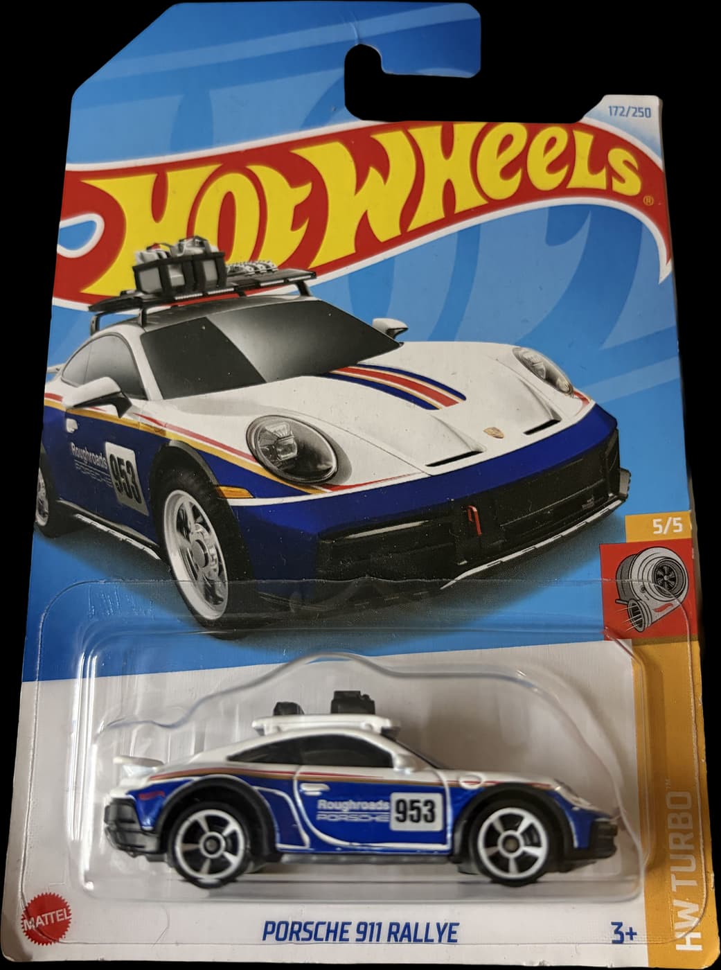Porsche 911 Rallye on its card