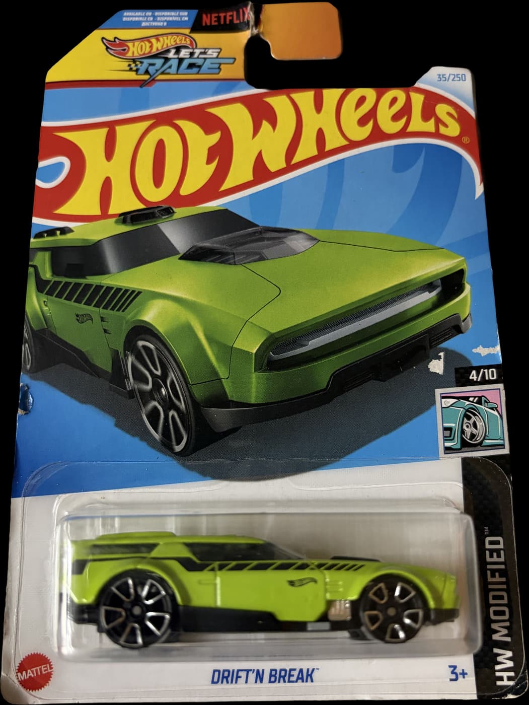 Drift’n Break on its card