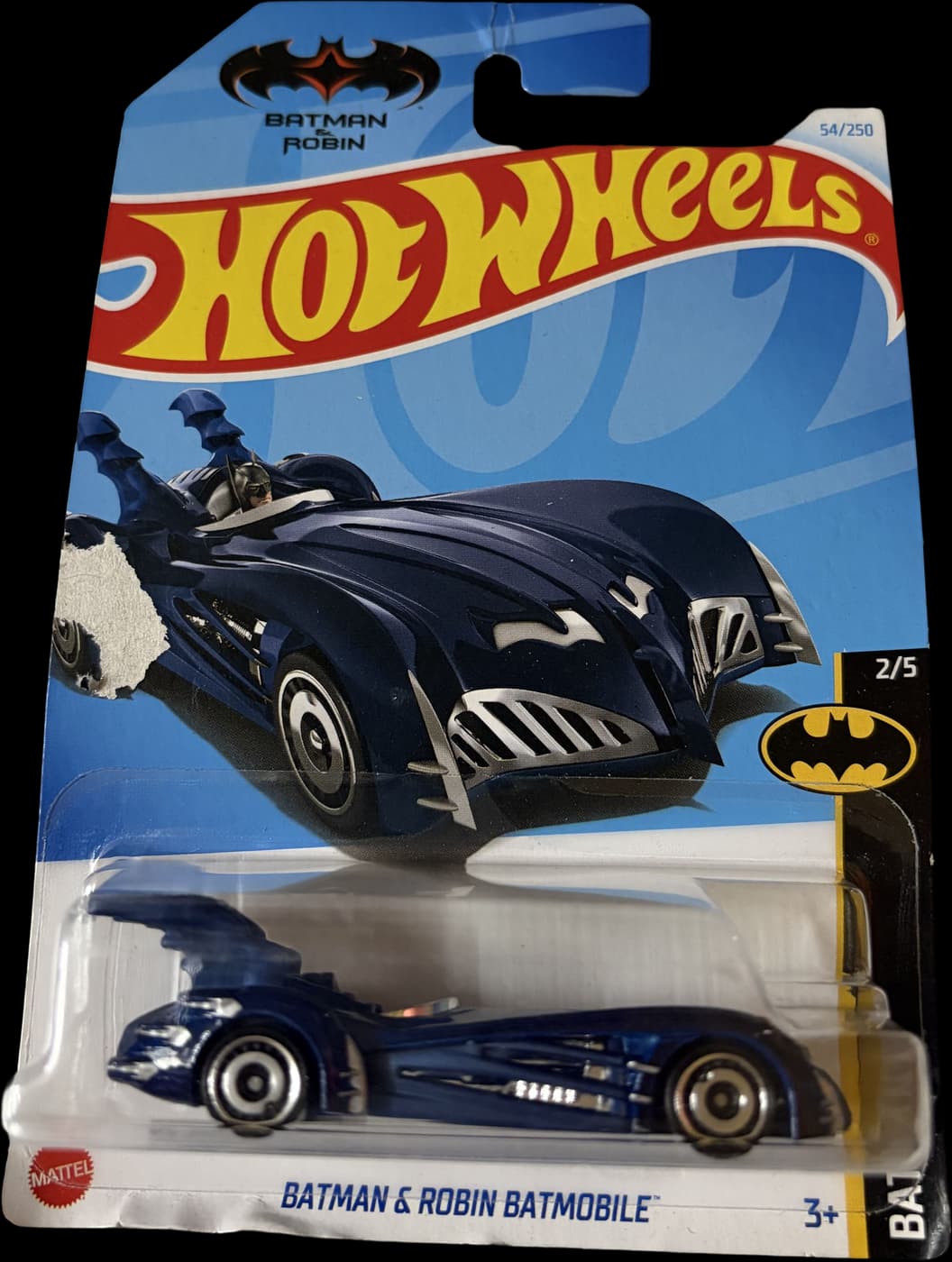 Batman & Robin Batmobile on its card