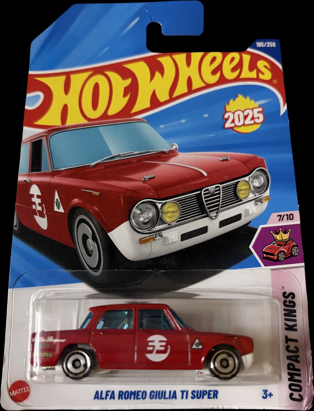 Alfa Romeo Giulia TI Super on its card