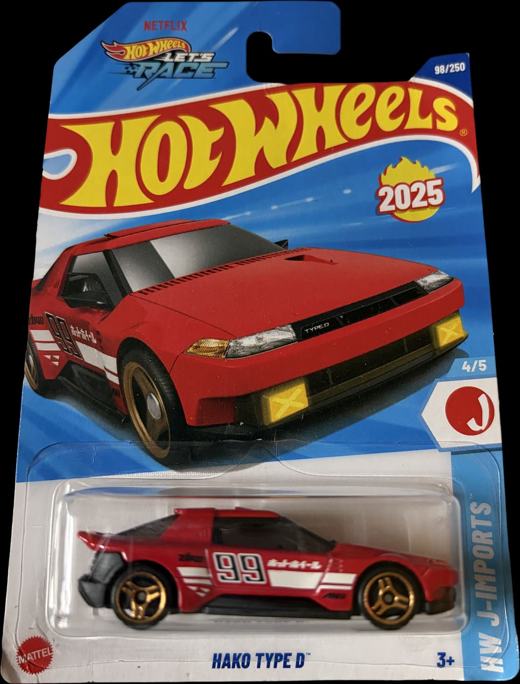 Hako Type D (Red) on its card