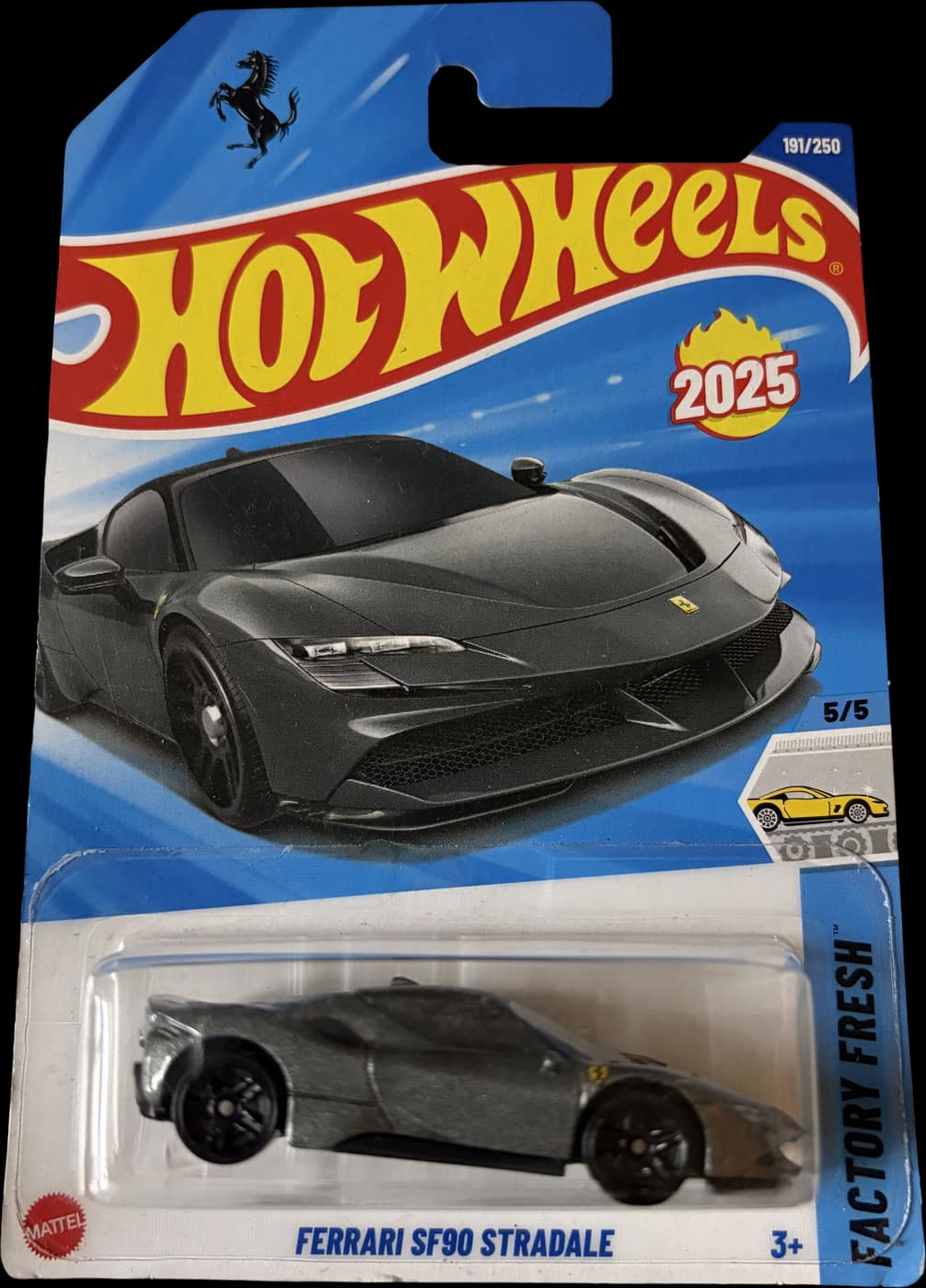 Ferrari SF90 Stradale on its card