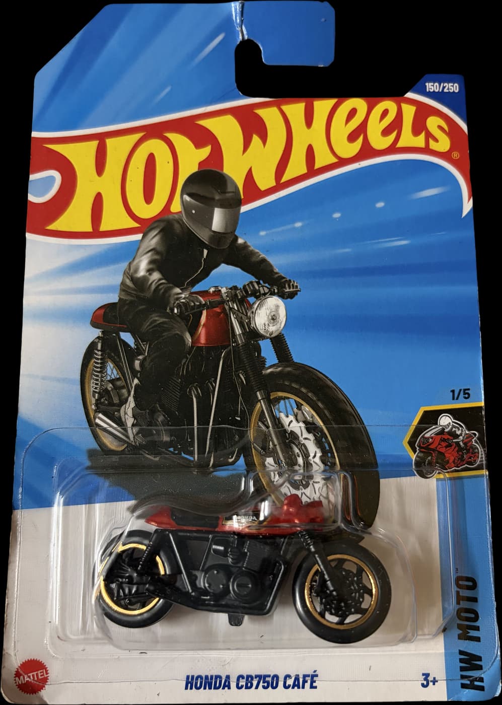 Honda CB750 Café on its card