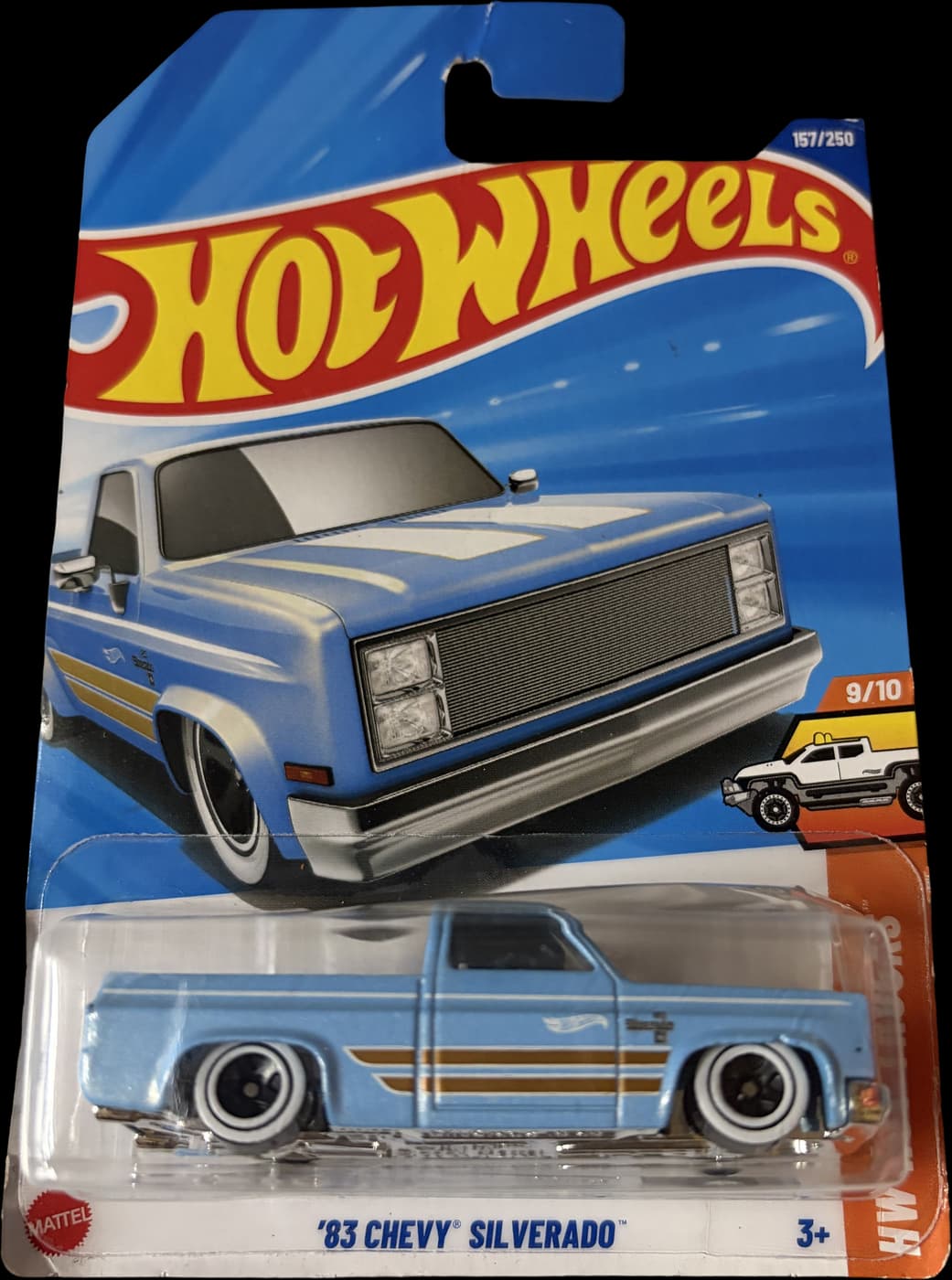 '83 Chevy Silverado (Light Blue) on its card