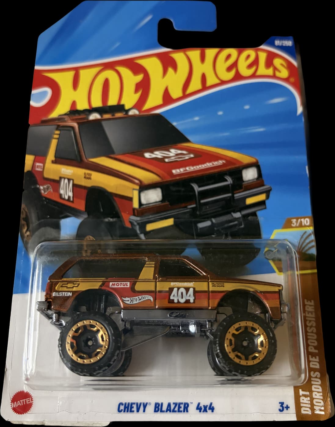Chevy Blazer 4×4 on its card