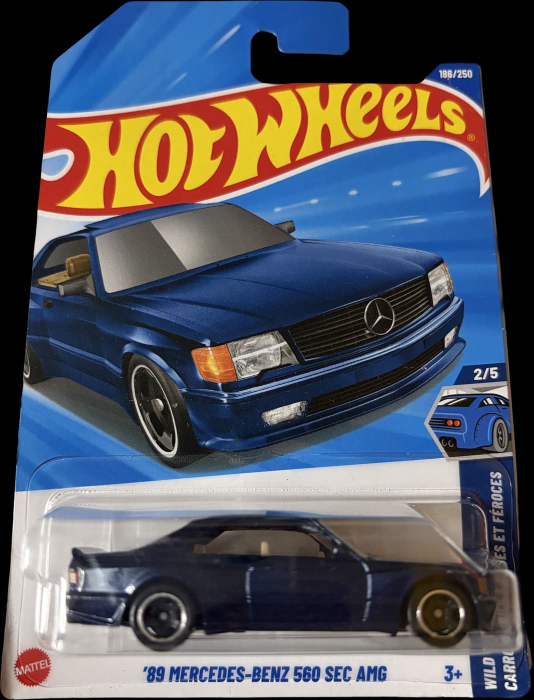 ‘89 Mercedes-benz 560 SEC AMG on its card
