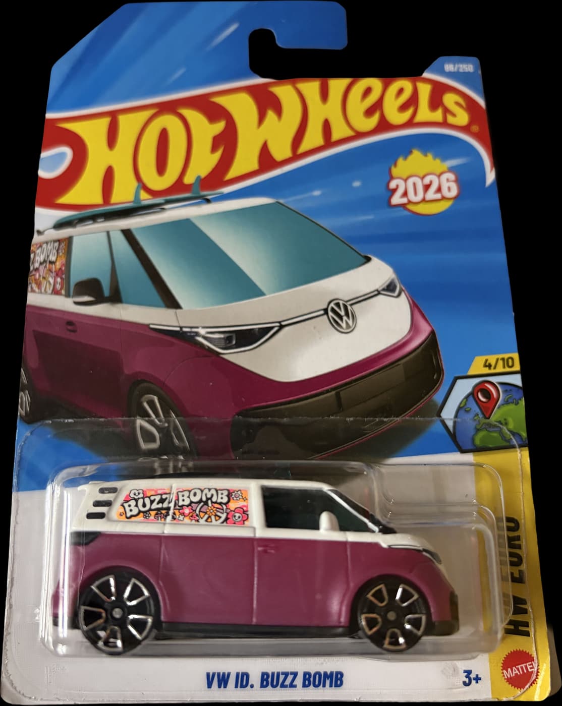 VW ID. Buzz Bomb on its card