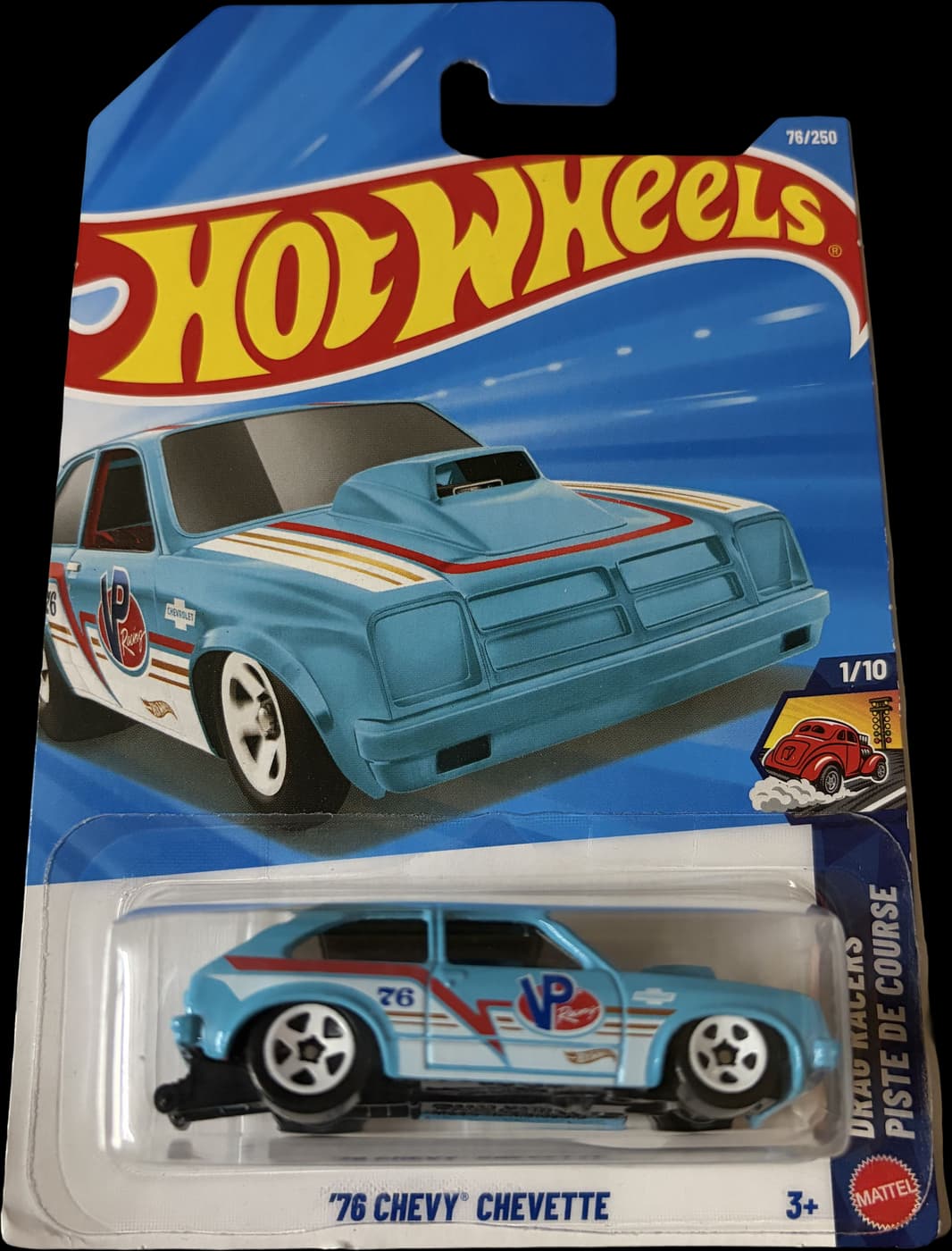 ‘76 Chevy Chevette on its card