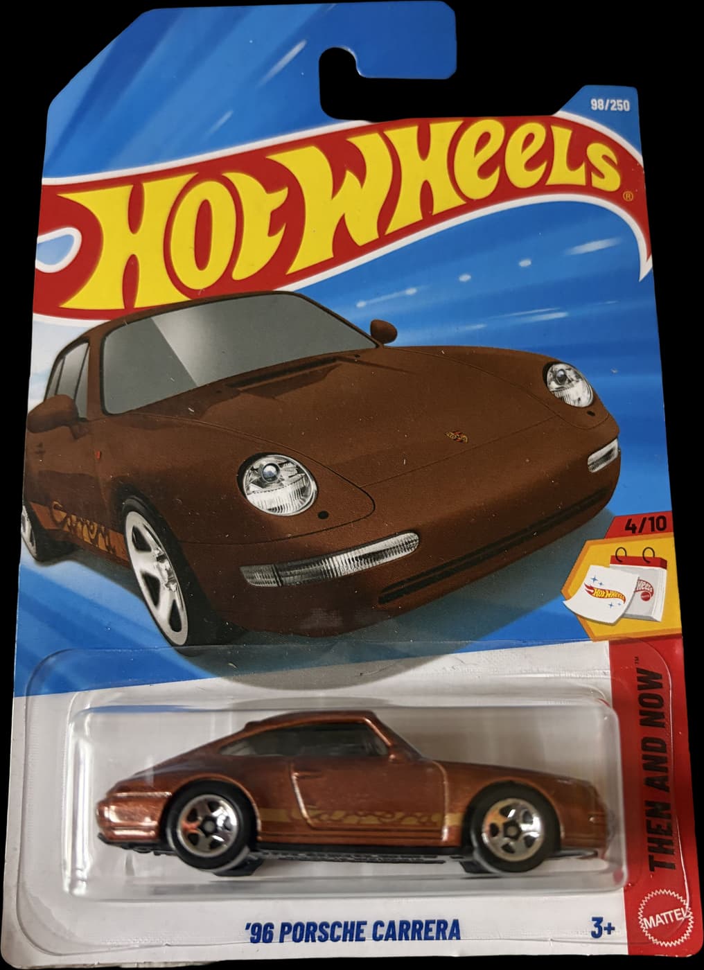 ‘96 Porsche Carrera on its card