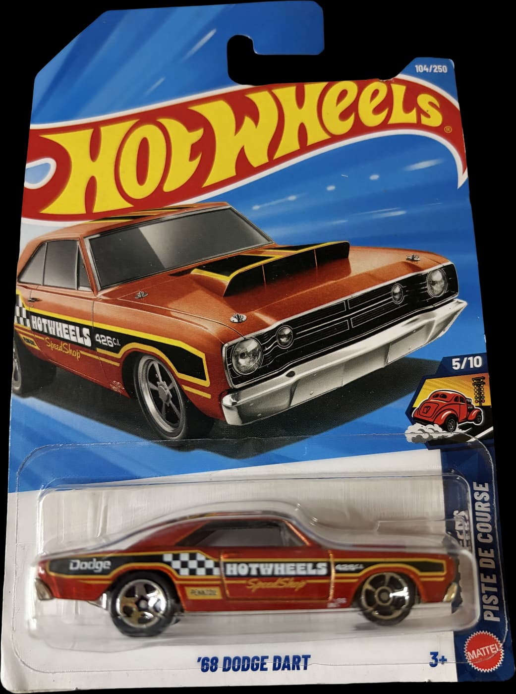 ‘68 Dodge Dart on its card
