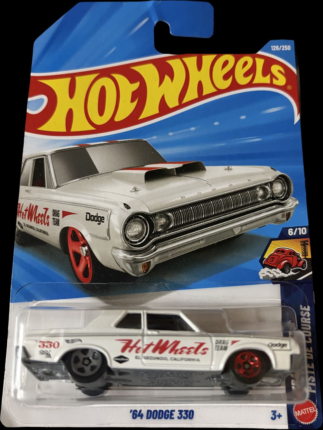 ‘64 Dodge 330 on its card