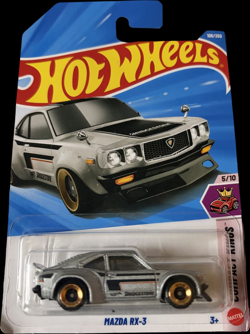 Mazda RX-3 on its card
