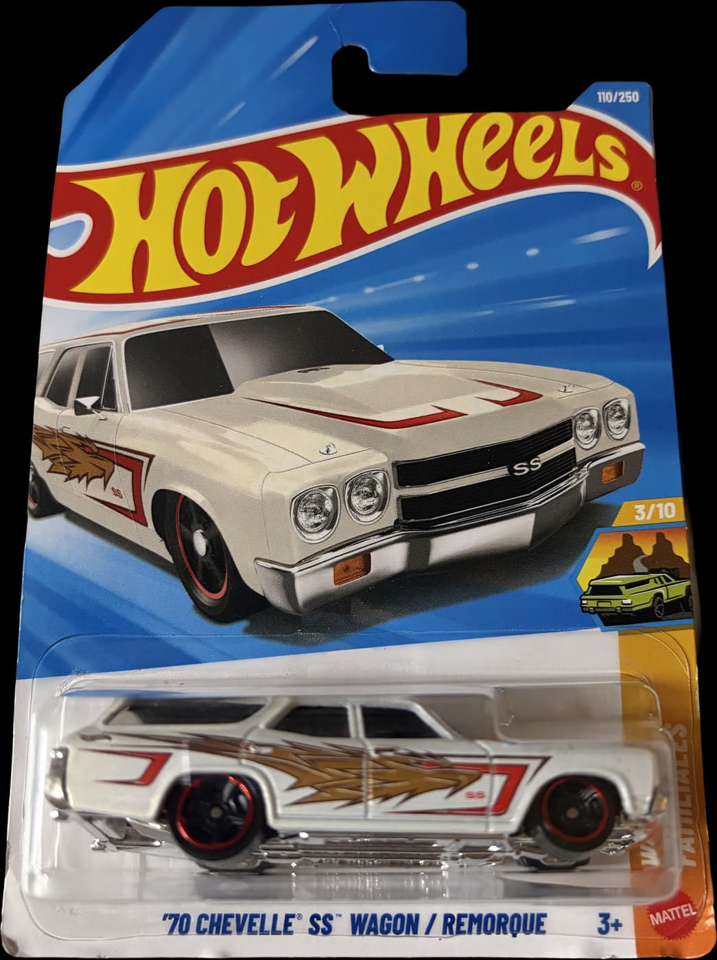 '70 Chevelle SS Wagon on its card