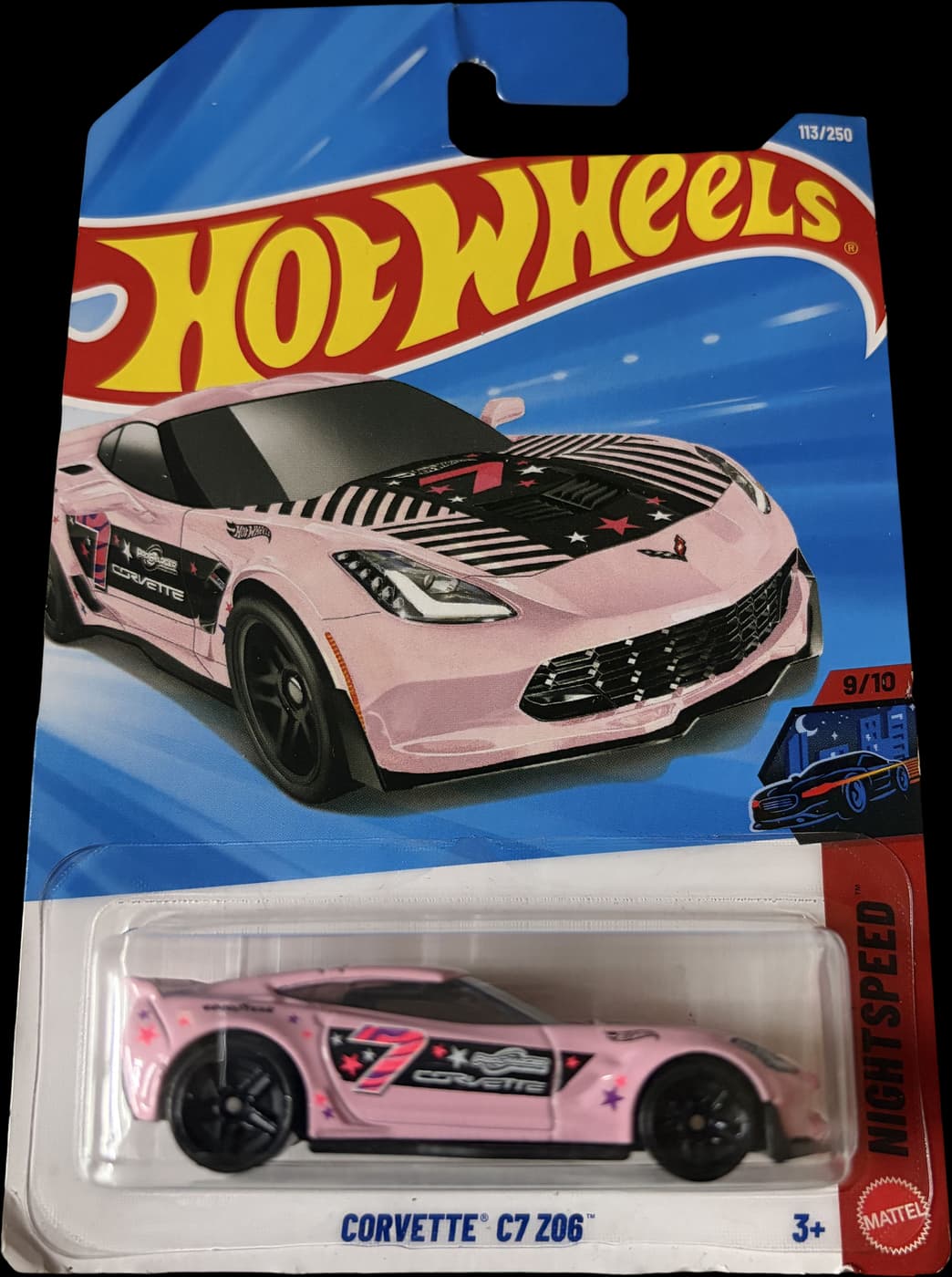 Corvette C7 Z06 on its card