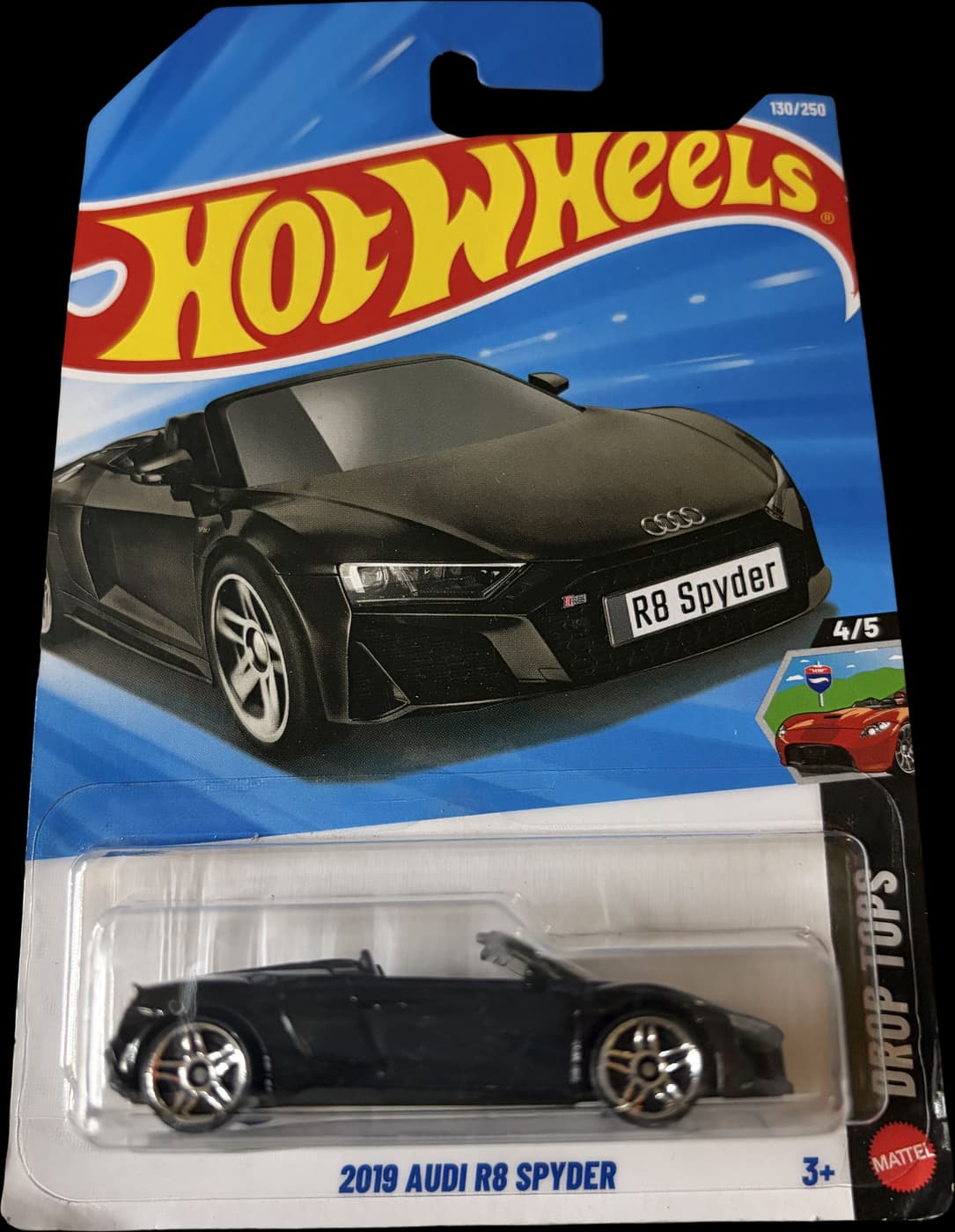 2019 Audi R8 Spyder on its card