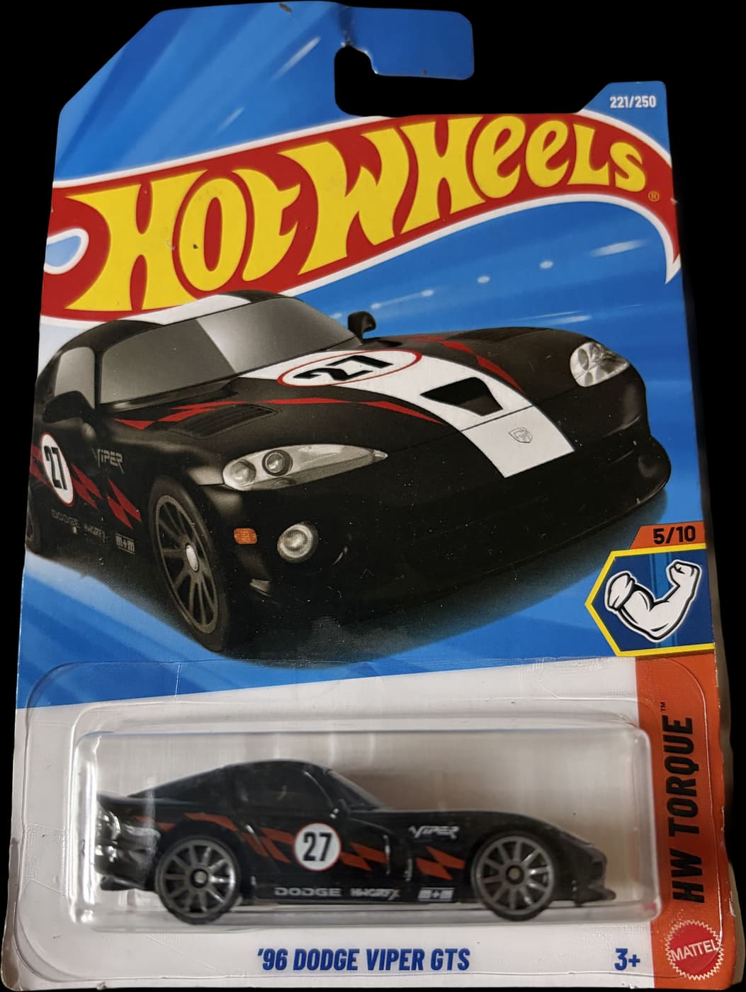 '96 Dodge Viper GTS on its card