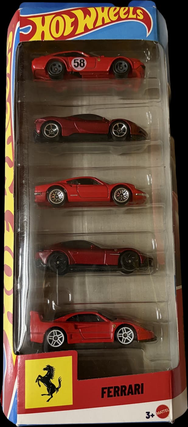 Ferrari 5-Pack on its card