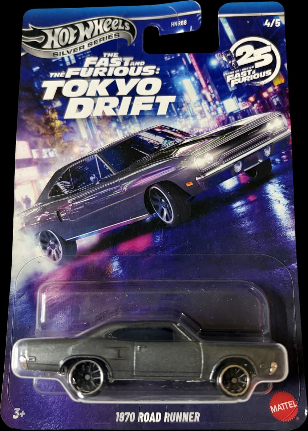 1970 Road Runner on its card