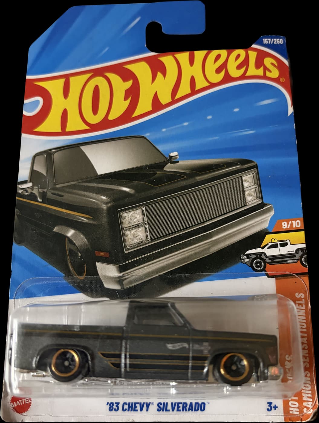 ‘83 Chevy Silverado (Dark Grey) on its card